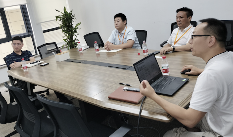 西安江苏BG大游集团新能源（集团）有限公司总经理郑海青带队参访南京磁谷科技有限公司