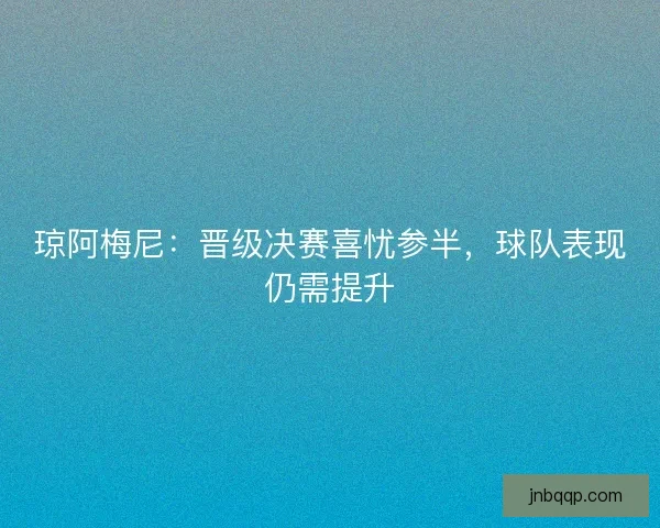 琼阿梅尼：晋级决赛喜忧参半，球队表现仍需提升